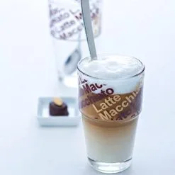 Leonardo Café Latte Glas Solo, 2er Set -Kaffee Espresso Verkäufe 042553 2 K