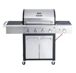 Allgrill Gasgrill Festival, Edelstahl-schwarz