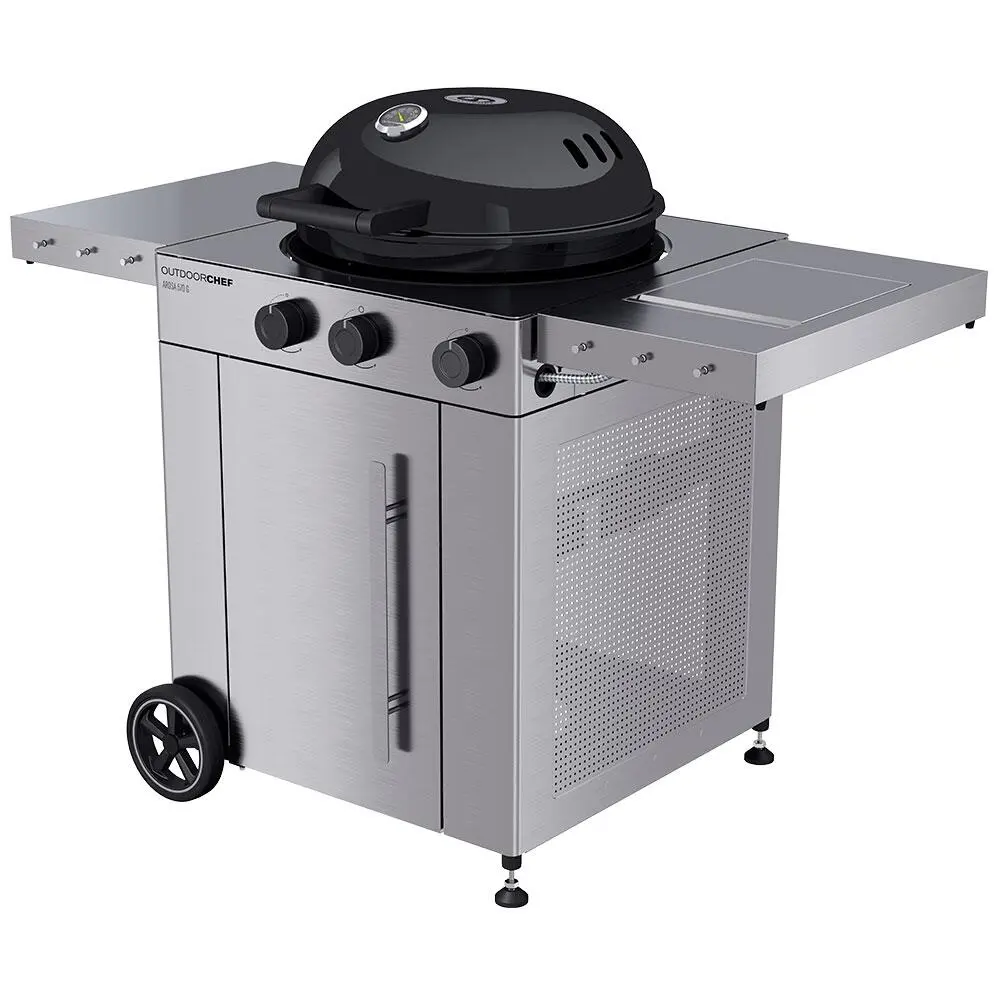 Outdoorchef Gaskugelgrill Arosa 570 G Premium Steel 3 Outdoorchef Gaskugelgrill Arosa 570 G Premium Steel – Bild 3