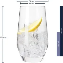 Leonardo Trinkglas PUCCINI 365 Ml, 6er-Set -Kaffee Espresso Verkäufe 210 069558 1 K