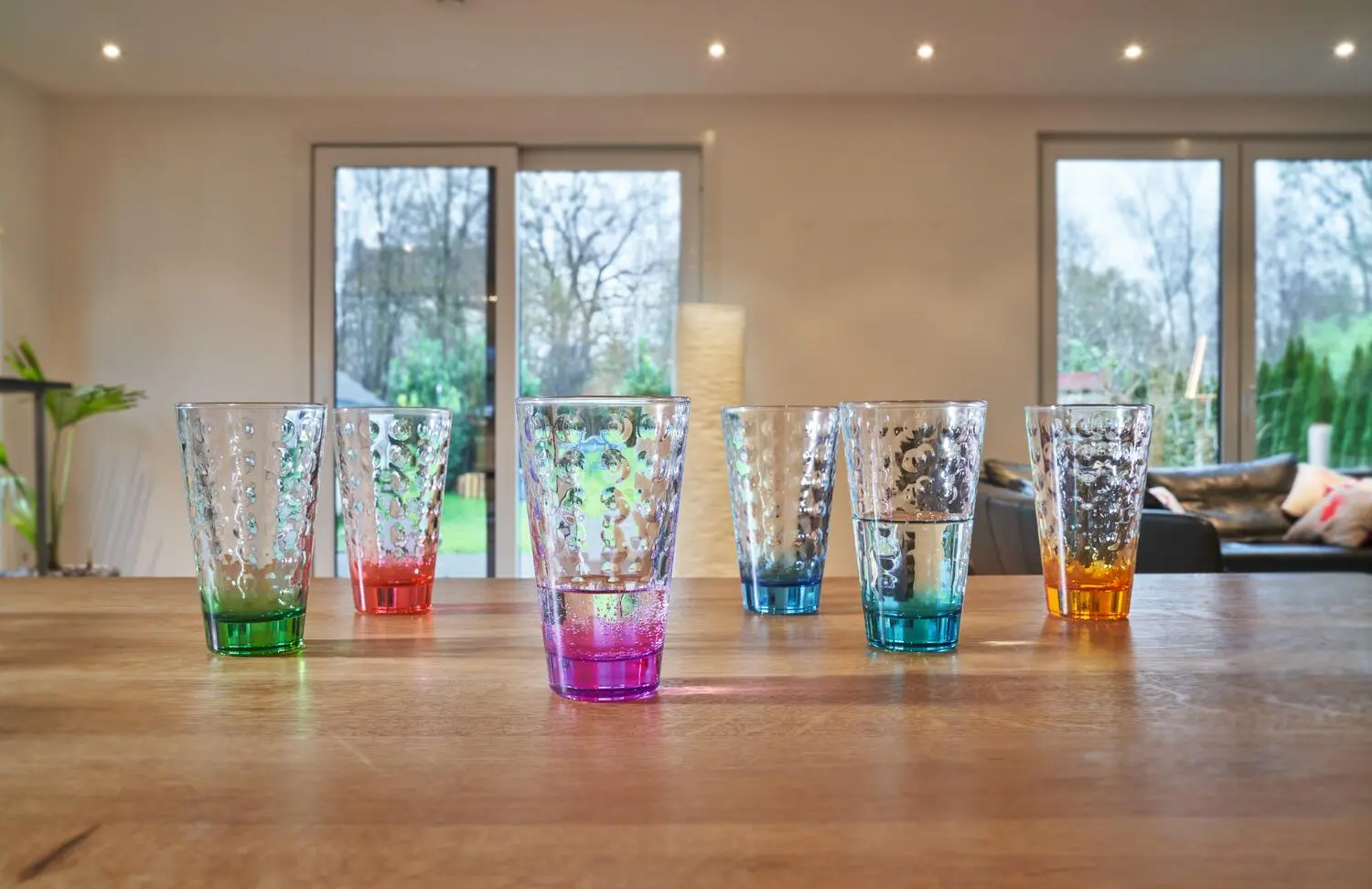 Leonardo Trinkglas OPTIC 300 Ml Blau, 6er-Set 2 Leonardo Trinkglas OPTIC 300 Ml Blau, 6er-Set – Bild 2