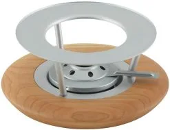 Kuhn Rikon Rechaud Kirschholz Mit Silberbrenner