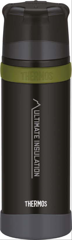Thermos MOUNTAIN Bev Bottle Cha. Black Mat 0,75l
