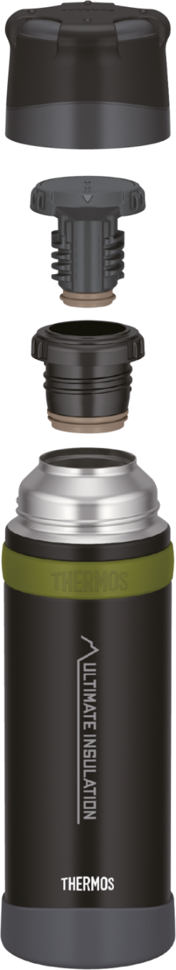 Thermos MOUNTAIN Bev Bottle Cha. Black Mat 0,75l -Kaffee Espresso Verkäufe 213 4015232075 expl