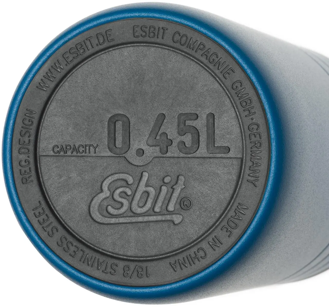 Esbit MAJORIS Edelstahl Thermobecher Mit Isolierverschluss, 450ML, Polar Blue 2 Esbit MAJORIS Edelstahl Thermobecher Mit Isolierverschluss, 450ML, Polar Blue – Bild 2