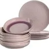 Leonardo Tellerset MATERA 12-teilig Rosé Keramik
