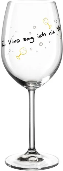Leonardo Weinglas PRESENTE 460 Ml ′Zu Vino Sag Ich Nie No′
