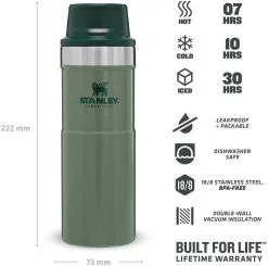 Stanley Becher, 0,47l, Grün -Kaffee Espresso Verkäufe 222 667800 web3