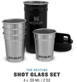 Stanley Edelstahlbecher 4x59ml, Schwarz -Kaffee Espresso Verkäufe 222 669601 web2