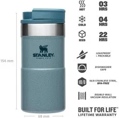 Stanley NEVERLEAK 0,25l, Ice -Kaffee Espresso Verkäufe 222 675002 web3