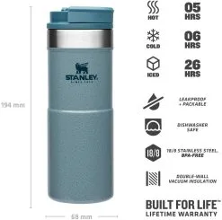 Stanley NEVERLEAK 0,35l, Ice -Kaffee Espresso Verkäufe 222 675102 web3