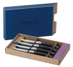 Opinel Steakmesser-Set Table Chic Ebenholz, 4-teilig