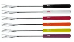 Spring Käsefondue-Gabeln Basic, 6 Stück, Bunt