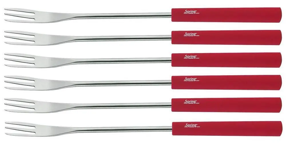 Spring Käsefondue Caquelon-Set Alu Induktion In Rot 3 Spring Käsefondue Caquelon-Set Alu Induktion In Rot – Bild 3