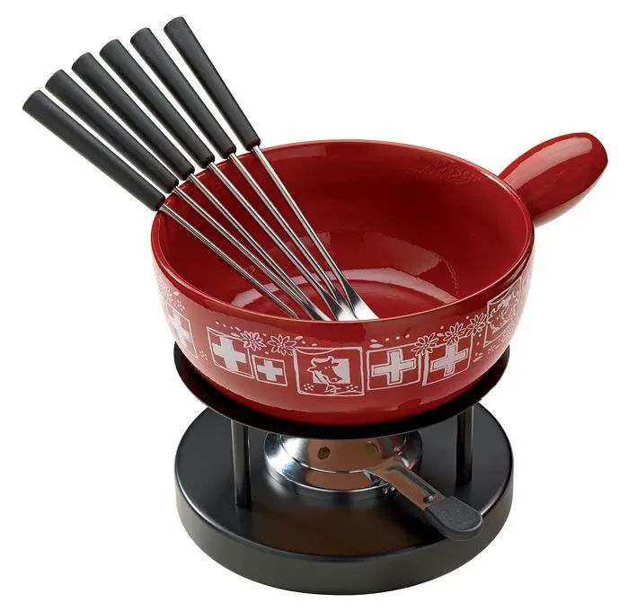 Kuhn Rikon Käsefondue Set Suisse, 15-teilig 2 Kuhn Rikon Käsefondue Set Suisse, 15-teilig – Bild 2