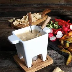 Boska Käsefondue-Set Tapas Weiß -Kaffee Espresso Verkäufe 340030 BOSKATapasFondueBianco 4 2400x