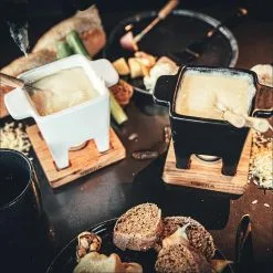 Boska Käsefondue-Set Tapas Weiß -Kaffee Espresso Verkäufe 340030 BOSKATapasFondueBianco 6 2400x