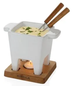 Boska Käsefondue-Set Tapas Weiß