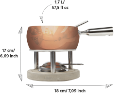 Boska Käsefondue-Set Kupfer Life -Kaffee Espresso Verkäufe 340040 BOSKAFondueSetCopper 1 2400x