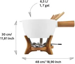 Boska Käsefondue-Set Mr. Big -Kaffee Espresso Verkäufe 340301 BOSKAPartyFondueMr Big 6 5L 1 2400x