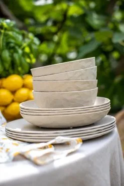 Koziol Teller Groß, 4er-Set In Grün -Kaffee Espresso Verkäufe 5004 5005 5006 CLUB 700 stack 1