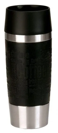 Emsa Isolier-Trinkbecher Mit Manschette Travel Mug In Schwarz