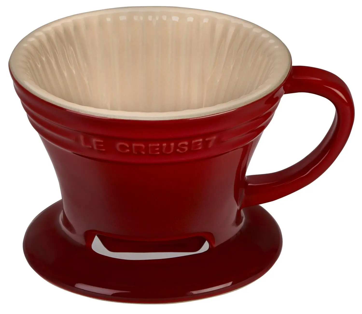 Le Creuset Kaffee Filter In Kirschrot 1 Le Creuset Kaffee Filter In Kirschrot