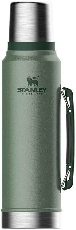 Kaffee Espresso Verkäufe 7 Stanley Classic Isolierflasche 1 Liter, Grün