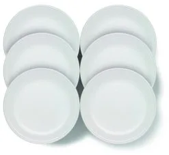 Stöckli Fondueteller Tradition Weiß, 6er-Set