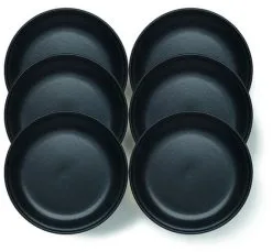 Stöckli Fondueteller Tradition Schwarz, 6er-Set