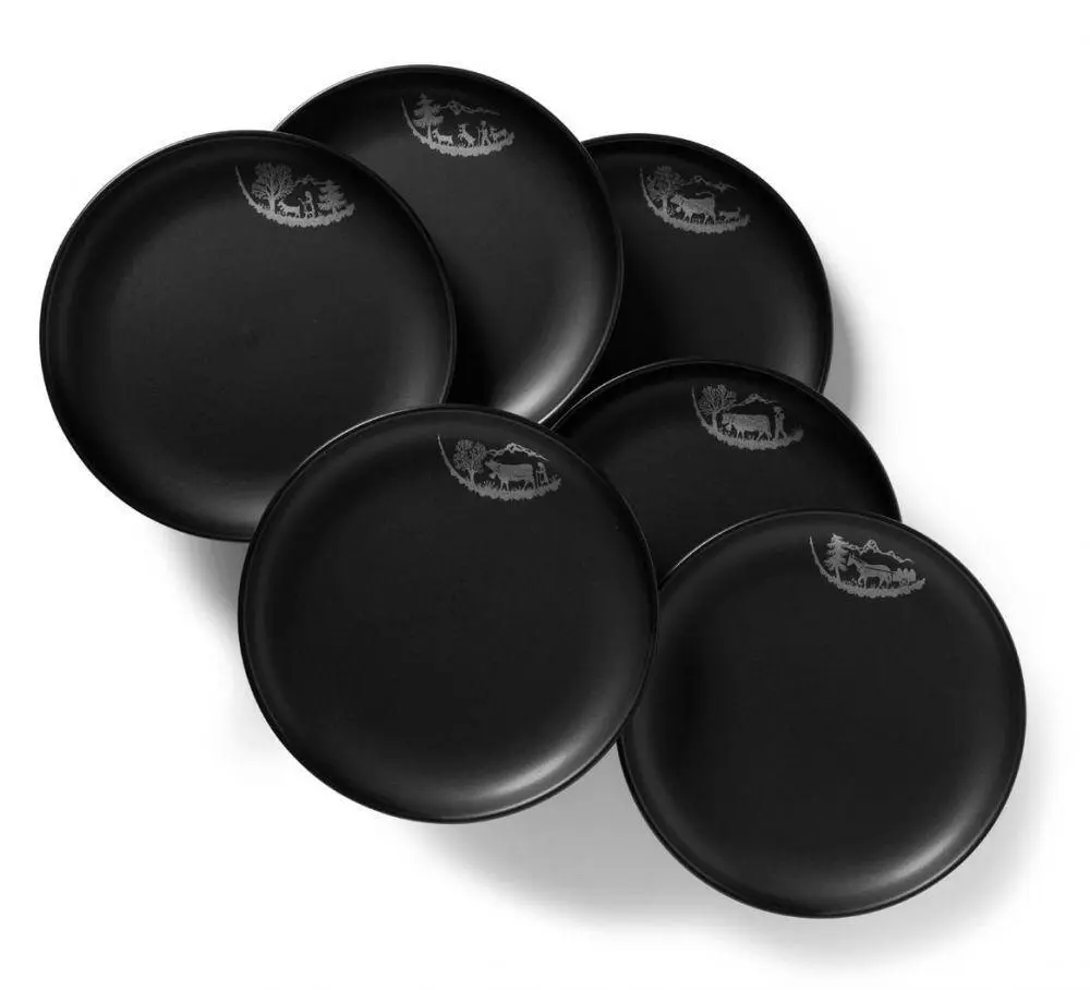 Stöckli Alpaufzug Fondueteller 6er-Set 2 Stöckli Alpaufzug Fondueteller 6er-Set – Bild 2