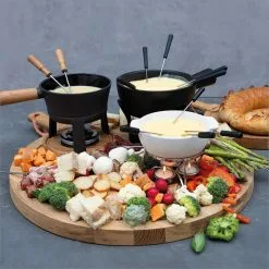 Boska Käsefondue-Set Nero -Kaffee Espresso Verkäufe 853528 BOSKAFondueSetNero 6 2400x