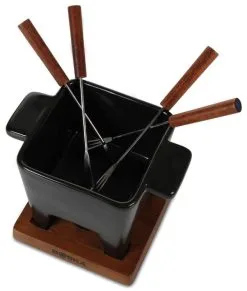 Boska Käsefondue-Set Tapas Schwarz, Groß -Kaffee Espresso Verkäufe 853529 PRO tapas fondue 005 neu l