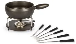 Stöckli Käsefonduegarnitur Atlantis, Anthrazit