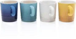 Le Creuset Espressotassen 4er-Set 100 Ml, Riviera