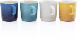 Le Creuset Becher 4er-Set 200 Ml, Riviera