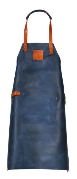 Boska Lederschürze Mr. Smith In Blau
