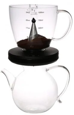 Carl Henkel Kaffeefilter Coffee TaC Mit Timer, 1 Liter -Kaffee Espresso Verkäufe Coffee TaC 2 neu l