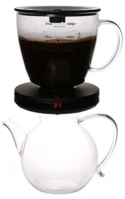 Carl Henkel Kaffeefilter Coffee TaC Mit Timer, 1 Liter -Kaffee Espresso Verkäufe Coffee TaC 4 neu l