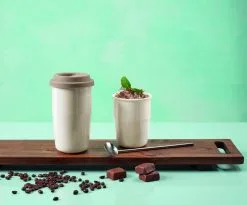 ASA Thermobecher Cup & Go In Braun -Kaffee Espresso Verkäufe Cup and go summer cream