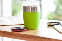 Emsa Isolier-Trinkbecher Travel Cup In Wasserblau -Kaffee Espresso Verkäufe Emsa Travel Cup Isolierbecher 378176 Gruen Milieu I l