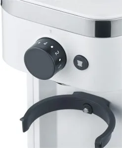 GRAEF Kaffeemühle CM 501, Weiß -Kaffee Espresso Verkäufe Graef CM501 Drehknopf