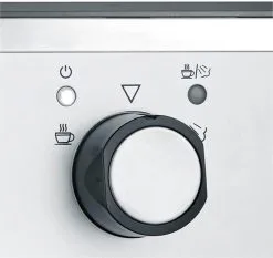 GRAEF Siebträger-Espressomaschine Salita, Silber -Kaffee Espresso Verkäufe Graef Siebtraeger Espressomaschine salita ES400 Drehregler fu r einfache Bedienung