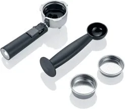 GRAEF Siebträger-Espressomaschine Salita, Silber -Kaffee Espresso Verkäufe Graef Siebtraeger Espressomaschine salita ES401 Zubehoer 1