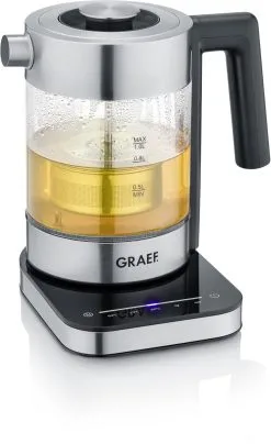 Graef Glaswasserkocher WK350 Mit Temperatureinstellung & Teesieb -Kaffee Espresso Verkäufe Graef WK350 mit Tee