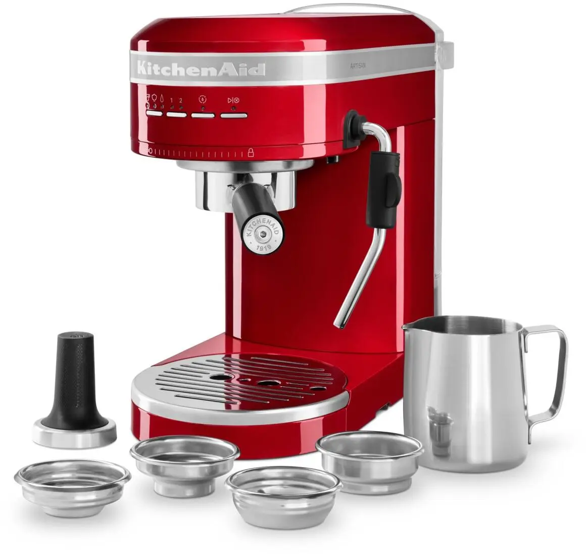 KitchenAid Halbautomatische Espressomaschine ARTISAN In Empire Rot 5 KitchenAid Halbautomatische Espressomaschine ARTISAN In Empire Rot – Bild 5