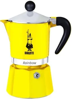 Bialetti Espressokocher Rainbow Gelb