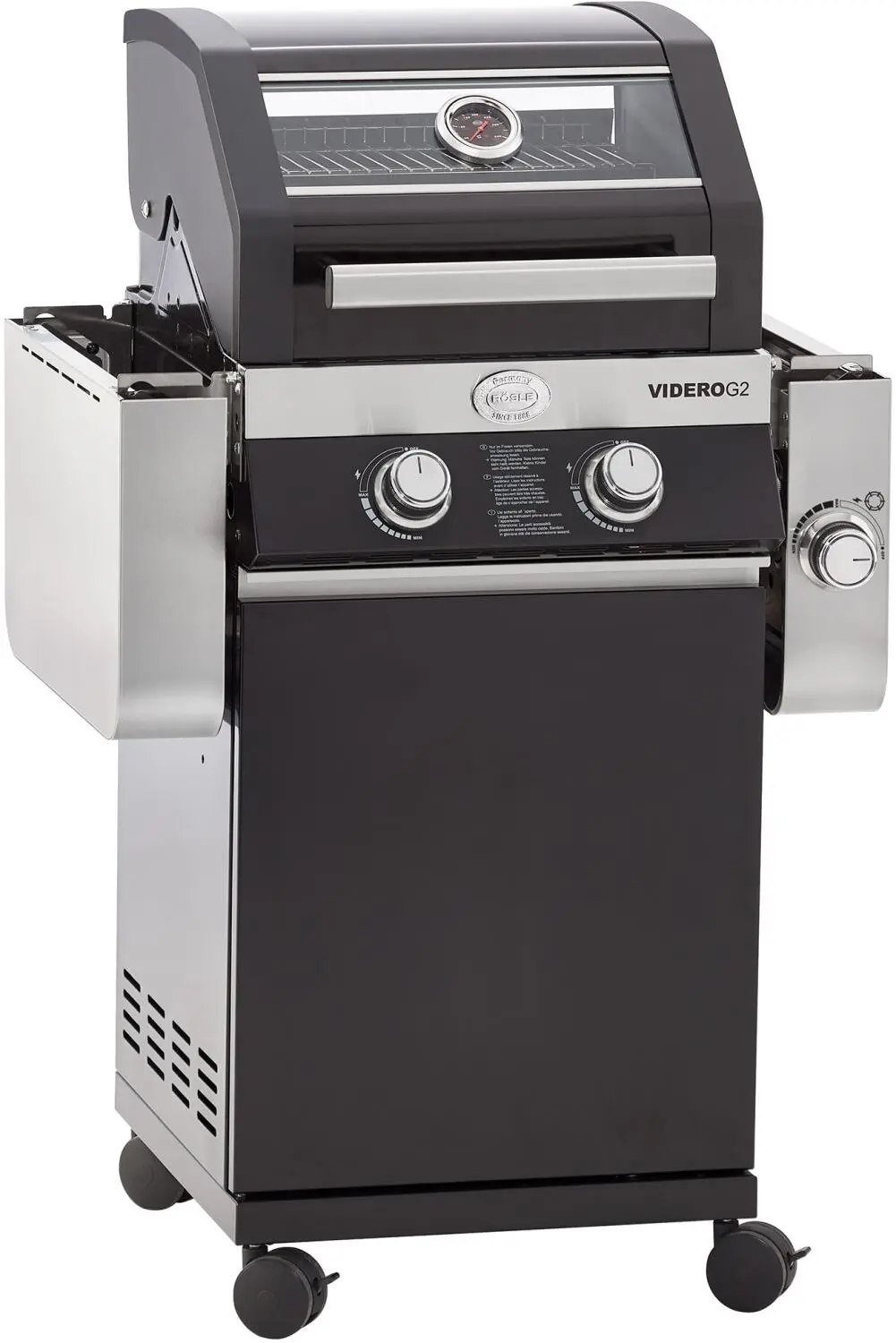Rösle Gasgrill BBQ-Station VIDERO G2 In Schwarz 2 Rösle Gasgrill BBQ-Station VIDERO G2 In Schwarz – Bild 2