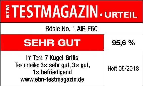 Rösle Kugelgrill No.1 F60 AIR 6 Rösle Kugelgrill No.1 F60 AIR – Bild 6