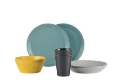 Mepal Set Geschirr Bloom 8-teilig - Pebble Sortiert